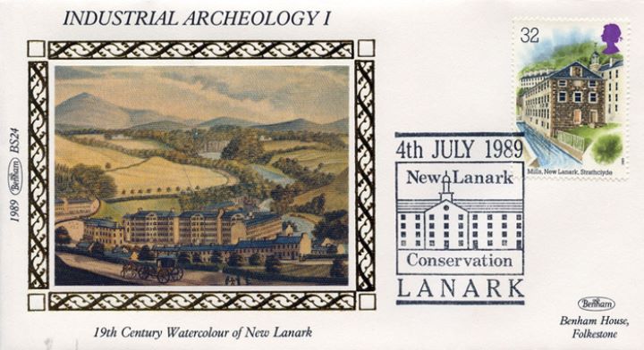 Ind. Archaeology: Stamps, New Lanark Mills