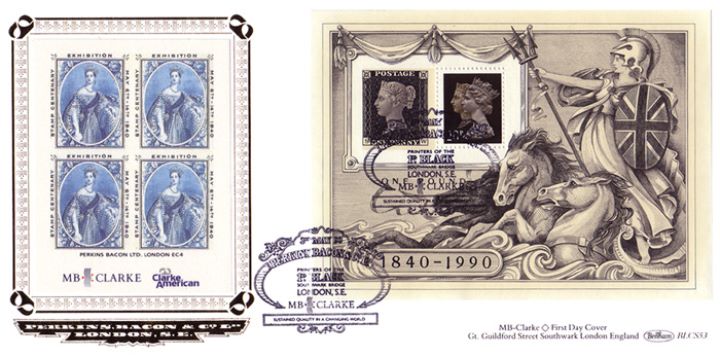 Penny Black: Miniature Sheet, Stamp Centenary Exhibition