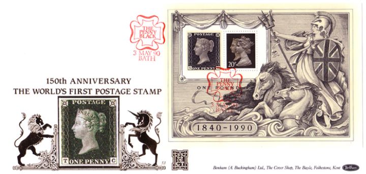 Penny Black: Miniature Sheet, 150th Anniversary of the Penny Black