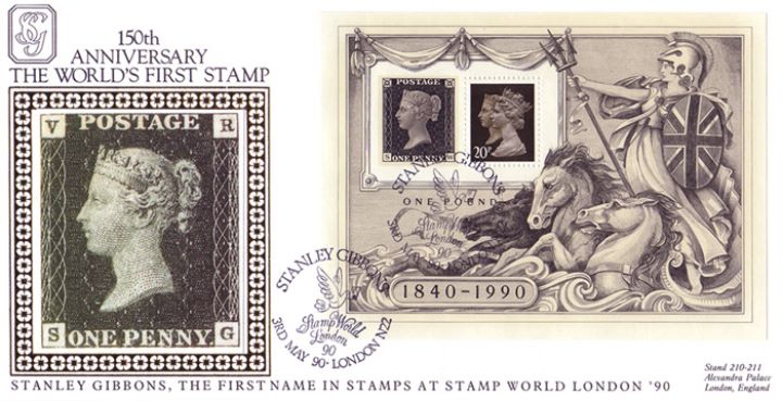 Penny Black: Miniature Sheet, Stanley Gibbons - Penny Black