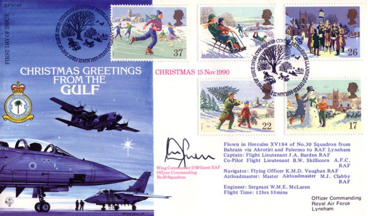 Christmas 1990, Christmas Greetings from the Gulf