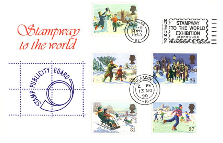 Christmas 1990, Stamp Publicity Board