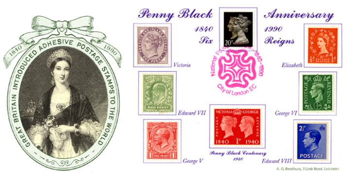 Penny Black Anniversary, Queen Victoria