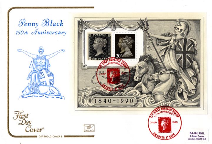 Penny Black: Miniature Sheet, Britannia