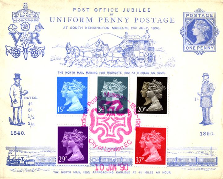 Penny Black Anniversary, Uniform Penny Postage