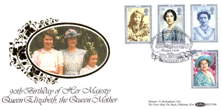 Queen Mother 90th Birthday, With Princesses Elizabeth & Margaret