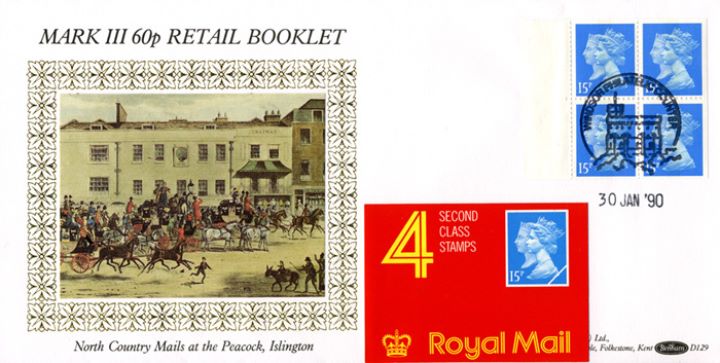 Window: Penny Black Anniversary: 60p, North Country Mails