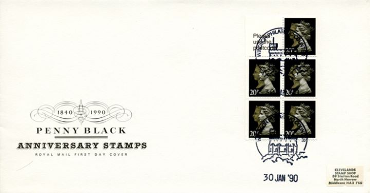 Vending: Penny Black Anniversary: £1 Mills 1 (Wicken Fen), New Stamp Pane