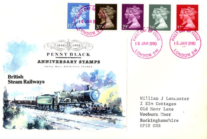 Penny Black Anniversary, Steam Railways