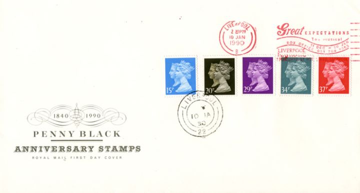 Penny Black Anniversary, Slogan Postmarks