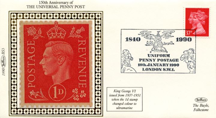 Penny Black Anniversary, King George VI