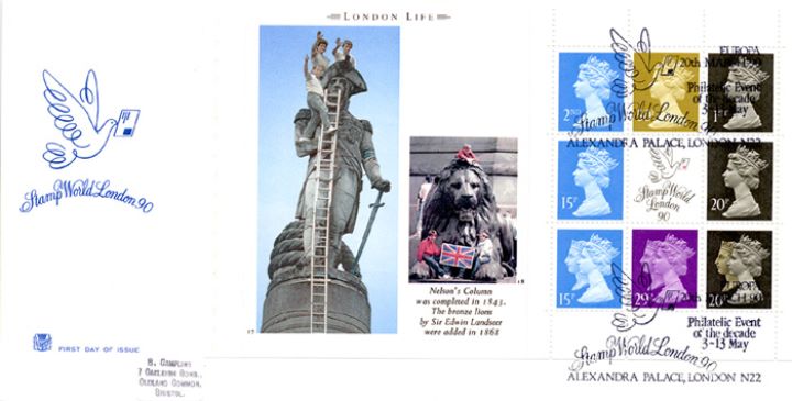 PSB: London Life - Pane 3, Nelson's Column