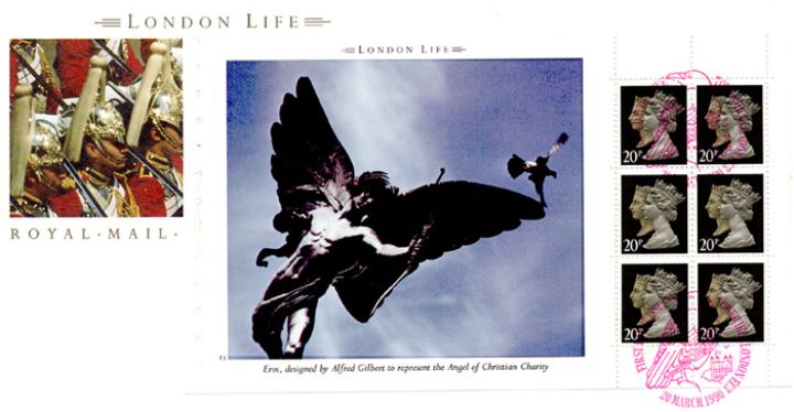 PSB: London Life - Pane 4, Eros - the angel of Christian Charity