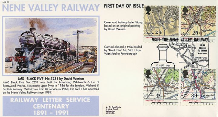 Maps - Ordnance Survey, Nene Valley Railway