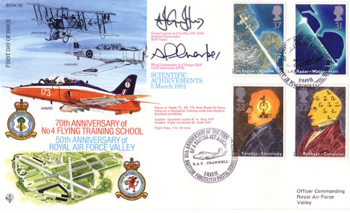 Scientific Achievements, 70th Anniversary of Flying Training School