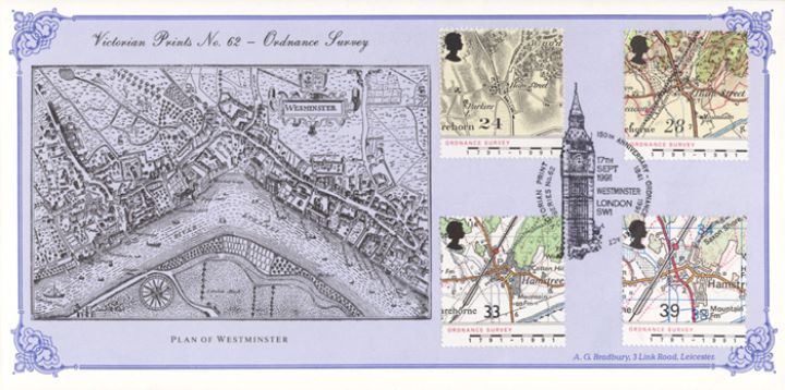 Maps - Ordnance Survey, Plan of Westminster