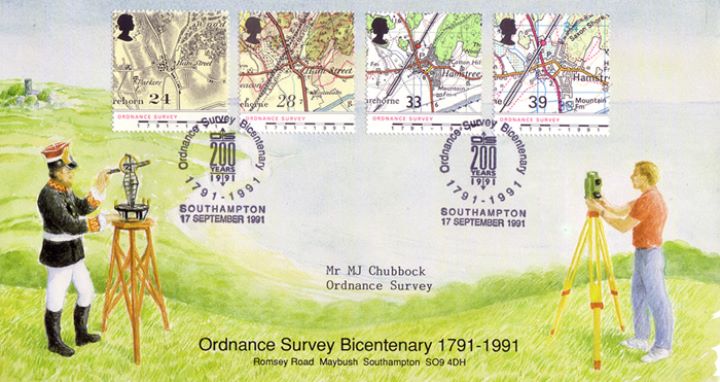 Maps - Ordnance Survey, Ordnance Survey 1791-1991