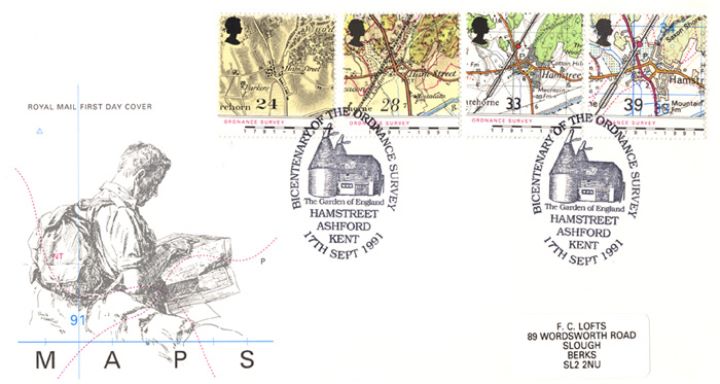 Maps - Ordnance Survey, Rambler with Map