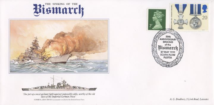 Bismarck, 50th Anniv. Sinking of the Bismarck