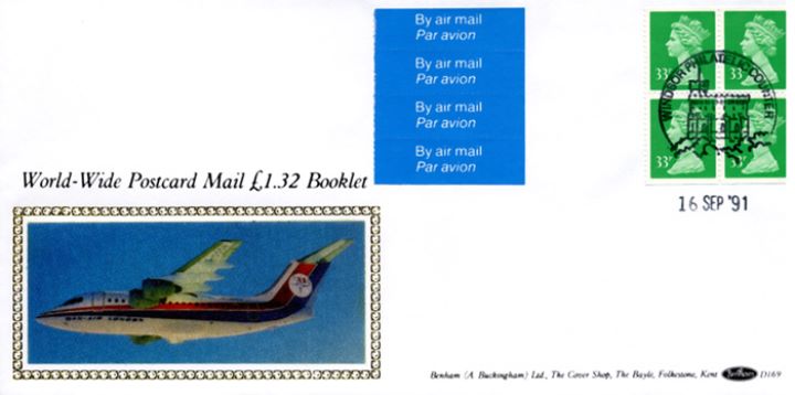 Window: Airmail: £1.32, Dan-Air Carrier
