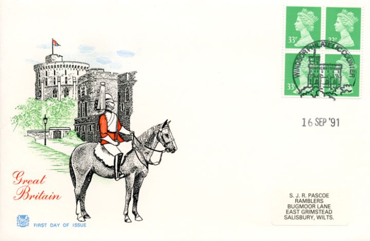 Window: Airmail: £1.32, Windsor Castle