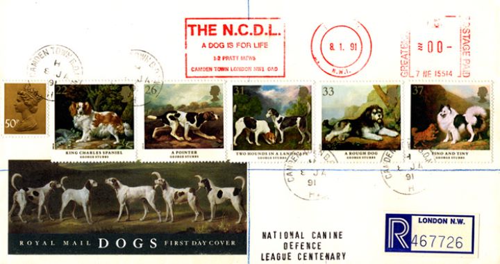 Dogs: Paintings by Stubbs, Meter Mark Cover