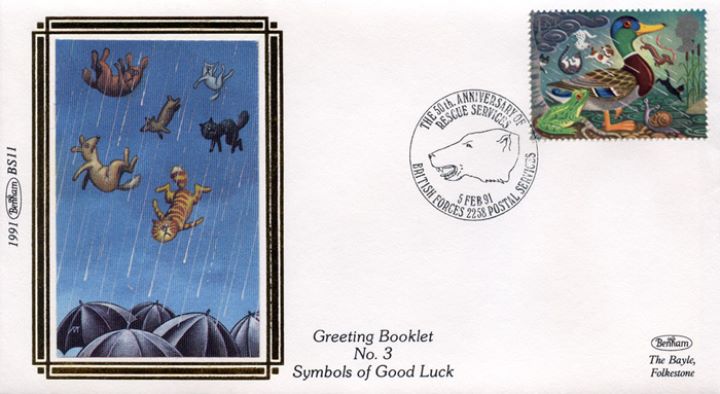 Lucky Symbols (Greetings), Raining Cats and Dogs