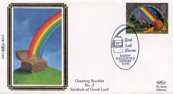 Lucky Symbols (Greetings), Rainbow and Pot of Gold