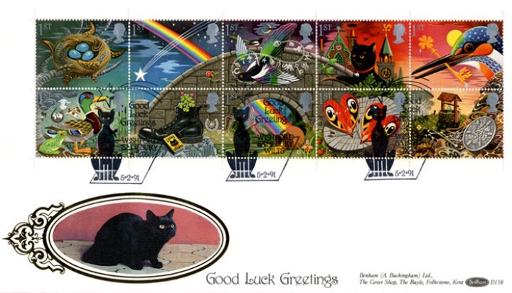 Lucky Symbols (Greetings), Black Cat