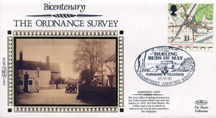 Maps - Ordnance Survey, Hamstreet in 1910