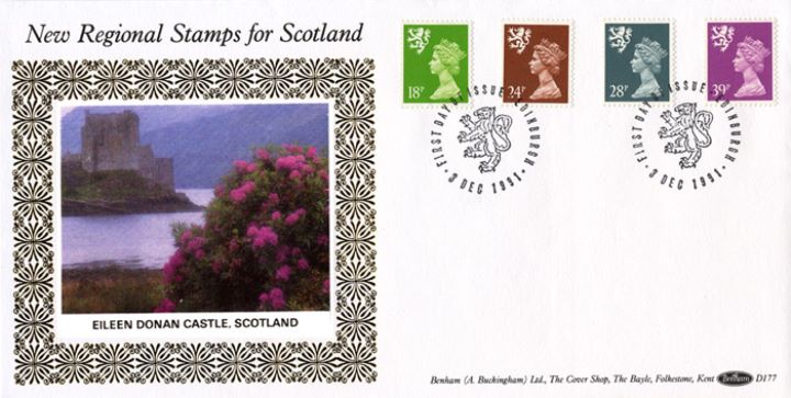 Scotland 18p, 24p, 28p, 39p, Eileen Donan Castle