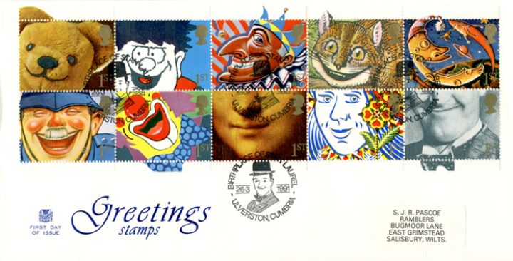 Smiles 1st Class (Greetings), Greetings Stamps