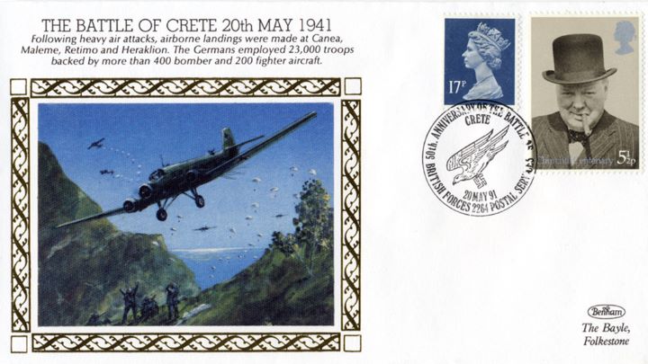 The Battle of Crete, Airborne landings made at Canea, Maleme, Retimo and Heraklion