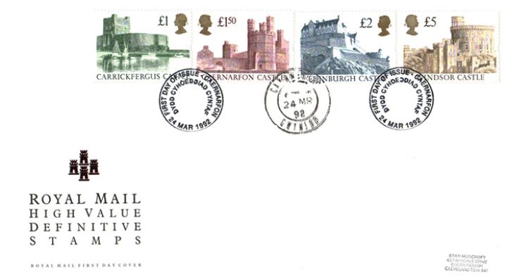 Castles: (EP), High Value Definitive Stamps