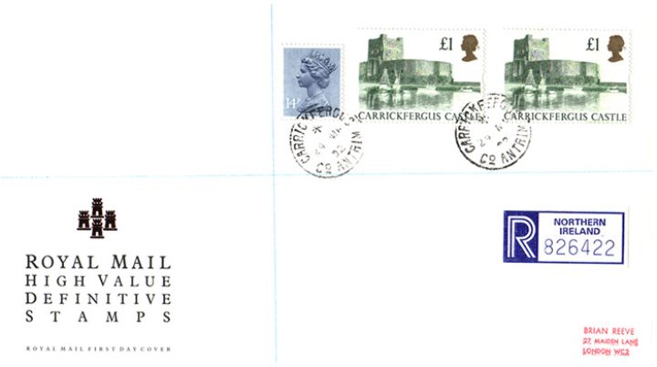 Castles: (EP), High Value Definitives Stamps (Set of 4)