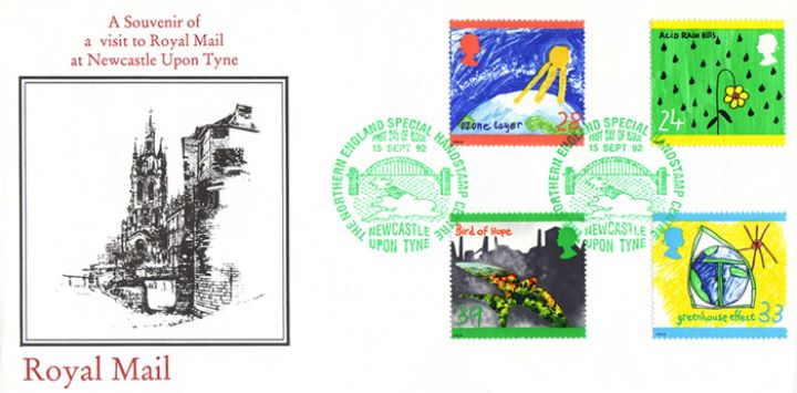 Green Issue, Newcastle Royal Mail Souvenir