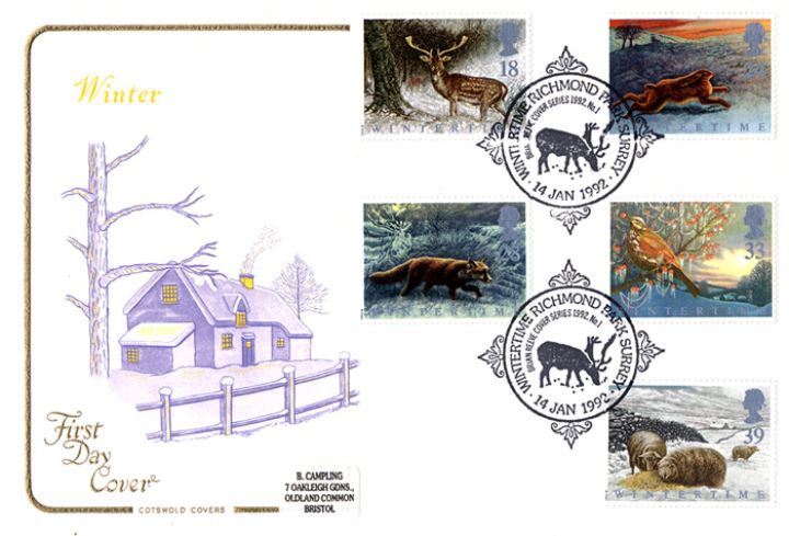 4 Seasons: Winter, Country Cottage in Winter