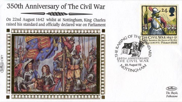 English Civil War, Charles raises his Standard at Nottingham