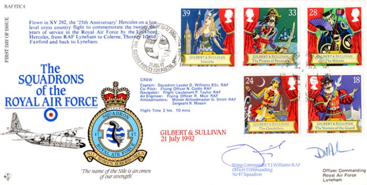 Gilbert & Sullivan, Squadrons of the Royal Air Force