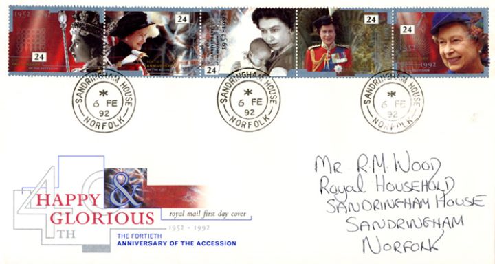 Happy & Glorious, Sandringham House postmark