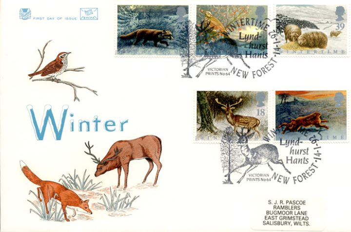 4 Seasons: Winter, Deer and Fox