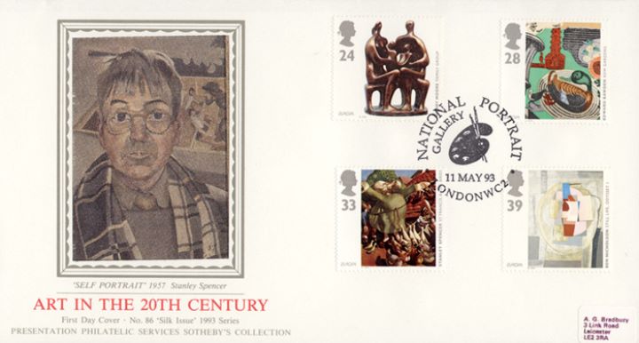 20th Century Art, Self Portrait Stanley Spencer