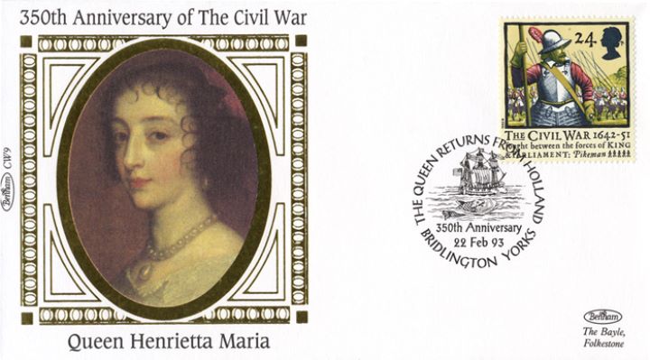 English Civil War, Queen Henrietta Maria