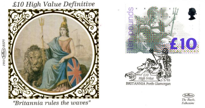 Britannia: £10, Britannia Rules the Waves