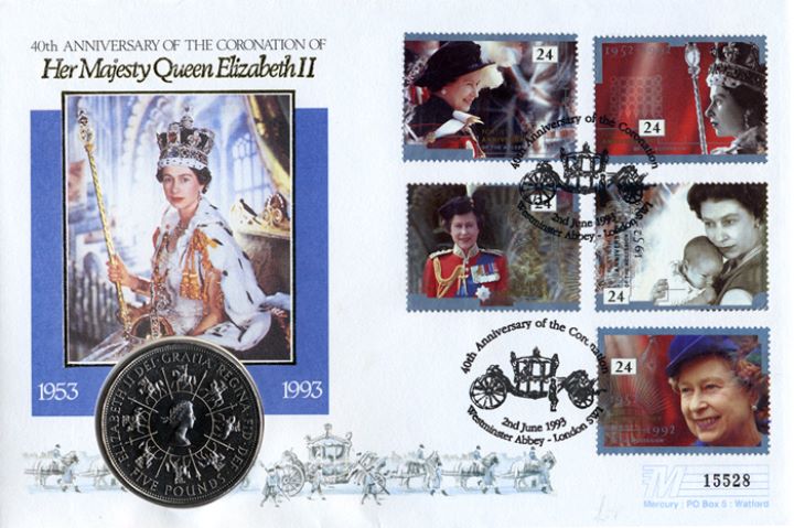 40th Anniversary of the Coronation, Coin Cover