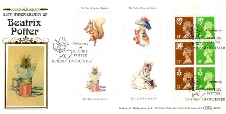 PSB: Beatrix Potter - Pane 2, The Tailor of Gloucester