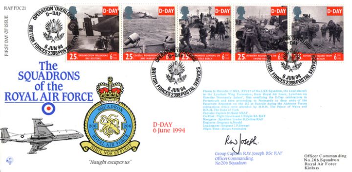 D-Day 50th Anniversary, The Squadrons of the Royal Air Force