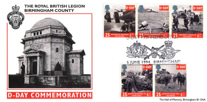 D-Day 50th Anniversary, Royal British Legion Birmingham County