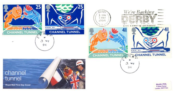 Channel Tunnel, Slogan Postmarks