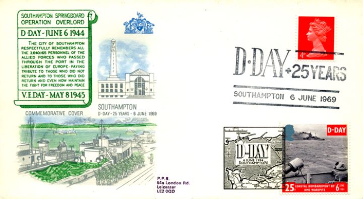 D-Day 50th Anniversary, Double Dated Cover